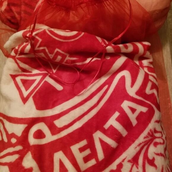 Delta Sigma Theta Sorority Blanket Throw - Picture 4 of 4